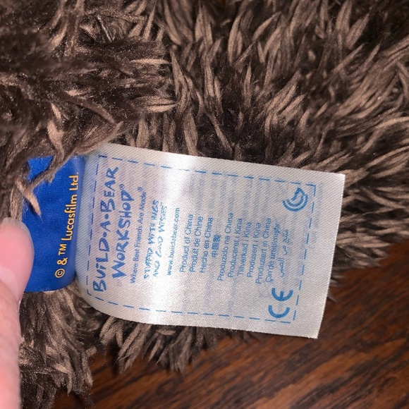 Star Wars Large Chewbacca Build A Bear Fluffy Plush Stuffy W Crossbow Accessory - Picture 3 of 14